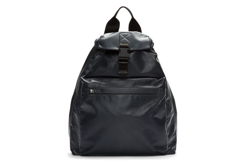Lanvin Charcoal Buffed Leather One-Strap Backpack 背包