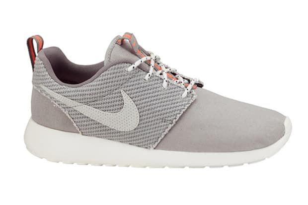 Nike Roshe Run Canvas Grey/Total Crimson 鞋款