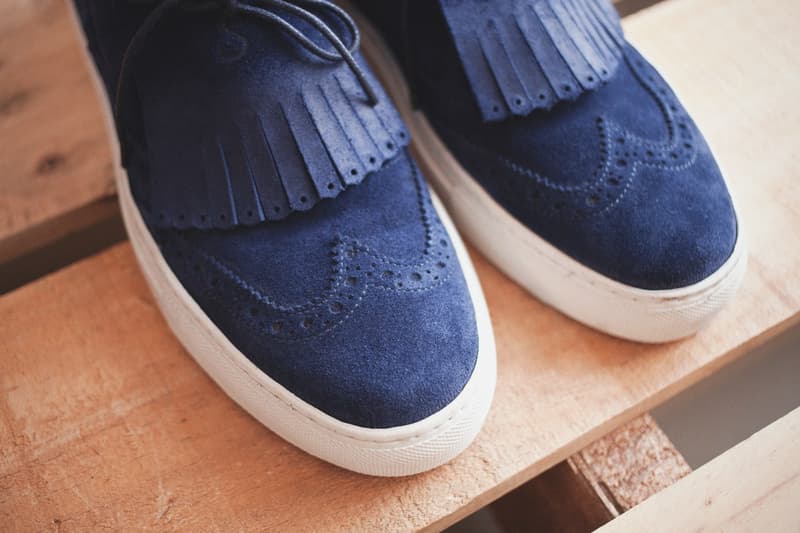 Oliver Sweeney 2013 春夏 The Kiltie Trainer Preci Navy 鞋款