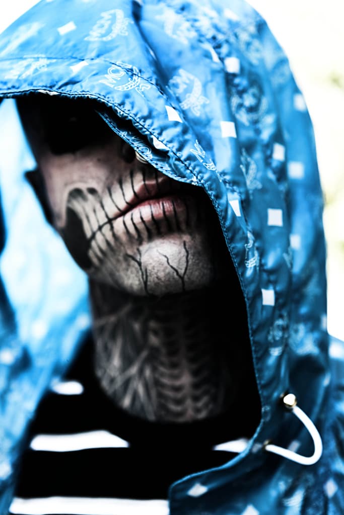 “僵屍男孩”Rick Genest 與 Jasmine Sanders 拍攝“Beauty &amp; the Beast”主題照片組