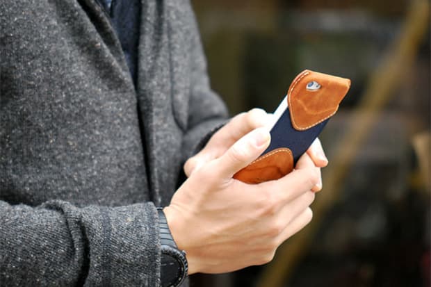 Roberu Vintage Camel Leather iPhone 5 Case