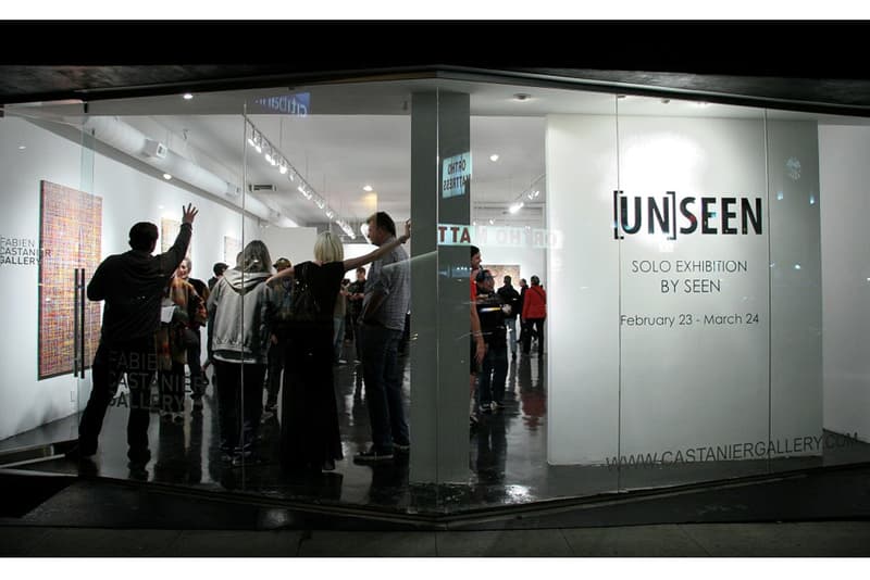 傳奇藝術家 SEEN 于 Fabien Castanier Gallery 舉辦 “[UN]SEEN” 全新個人展覽現場回顧 