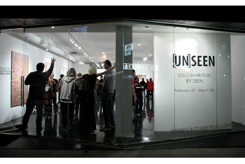 傳奇藝術家 SEEN 于 Fabien Castanier Gallery 舉辦 “[UN]SEEN” 全新個人展覽現場回顧 