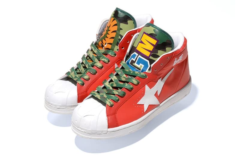 A Bathing Ape 2013 春夏 SHARK LEATHER BIG TONGUE ULTRA SKULL STA 新鞋款