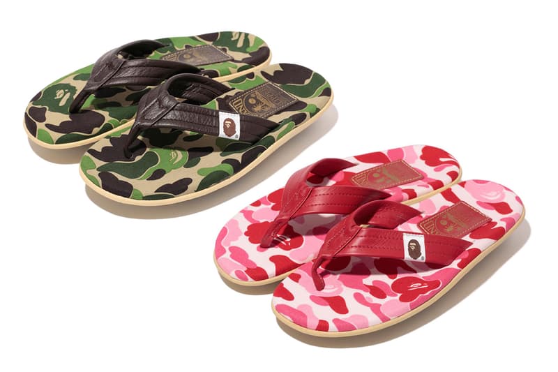 A Bathing Ape x Island Slipper 2013 春夏 ABC THONG 設計拖鞋