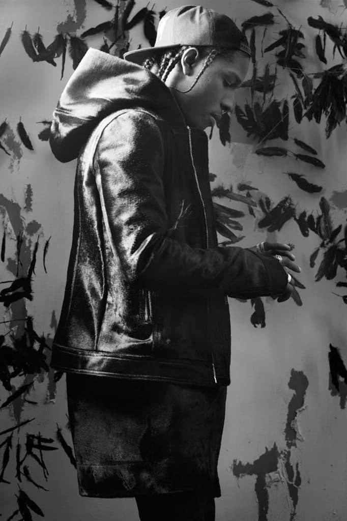 Alexander Wang 為四月號 Interview Magazine 訪談 A$AP Rocky 