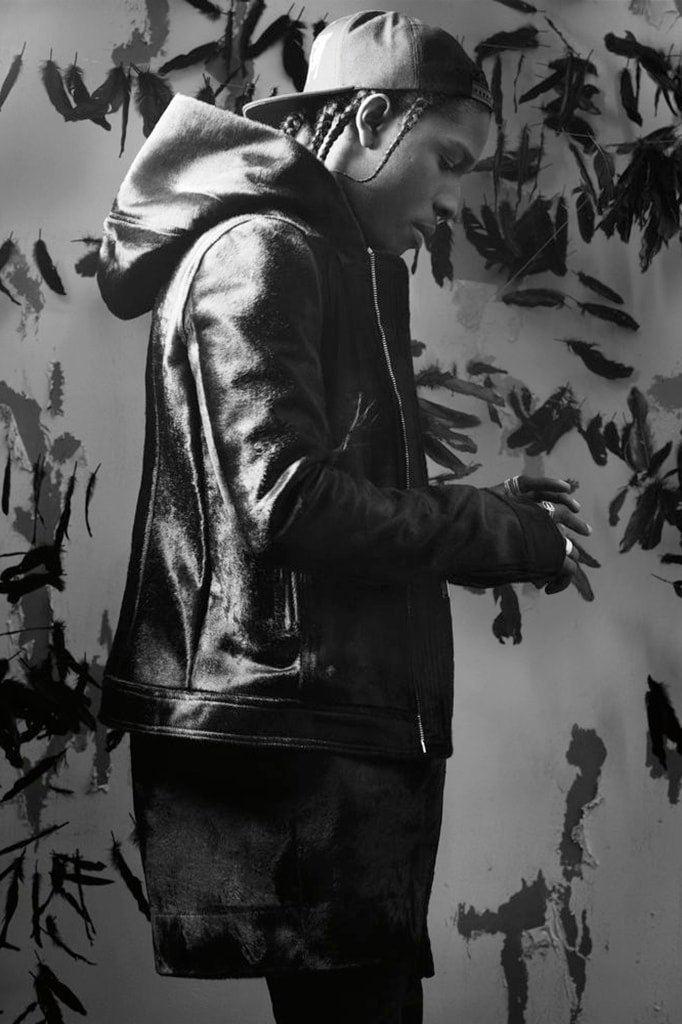 Alexander Wang 為四月號 Interview Magazine 訪談 A$AP Rocky 