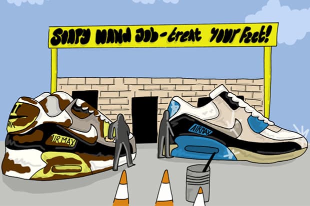 英國插畫師 Josh Parkin 與 The Chimp Store 打造 Nike 2013 春夏季鞋款造型概念插畫