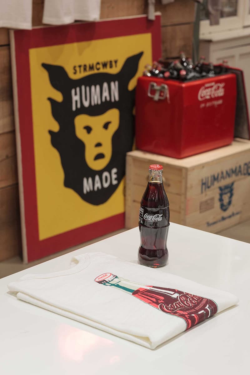 英國時尚名所 PRESENT LONDON 為 Coca-Cola x HUMAN MADE 聯名系列打造別注商品架
