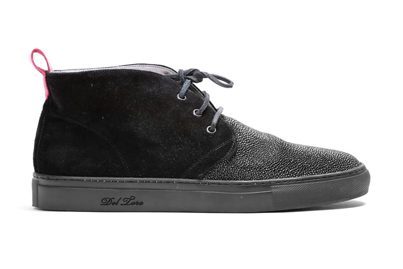 Del Toro Caviar Stingray Panel Alto Chukka Sneaker 全新鞋款