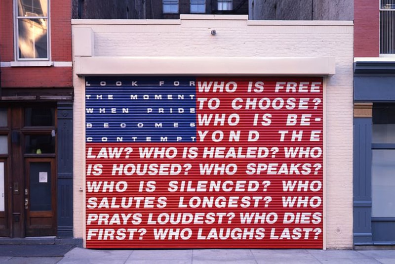 Interview Magazine 專訪女性藝術家 Barbara Kruger