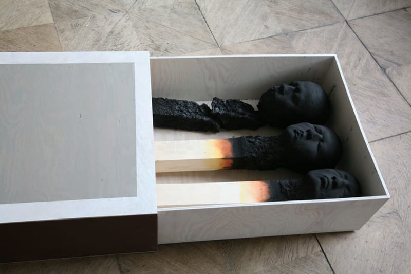 德國藝術家 Wolfgang Stiller 最新作品 “Matchstick Men”