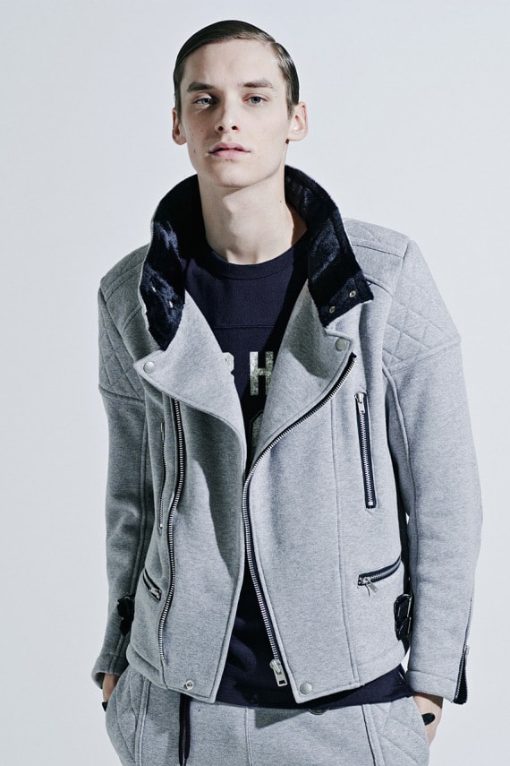 BLACK SENSE MARKET x NEIGHBORHOOD 2013 春季 “Thunderbolt” Riders Sweat Jacket 新款機車夾克