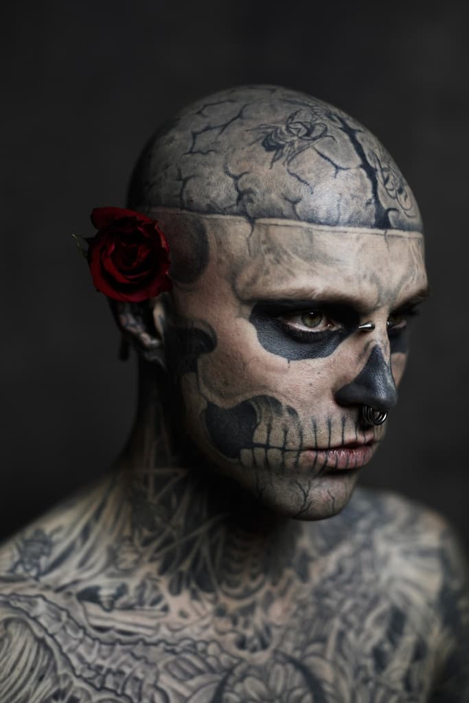 Rick Genest 擔任 Rebel Ink Magazine 三月號封面人物 (NSFW)