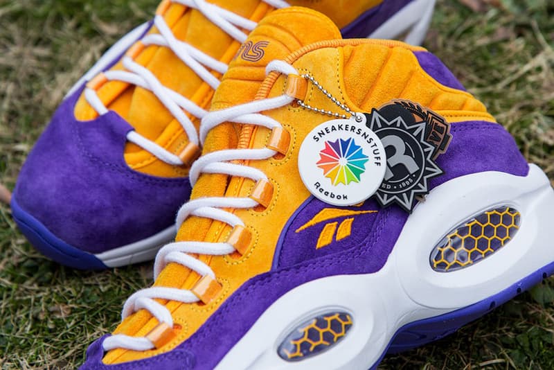 Sneakersnstuff x Reebok Question Mid “The Crocus” 聯名鞋款