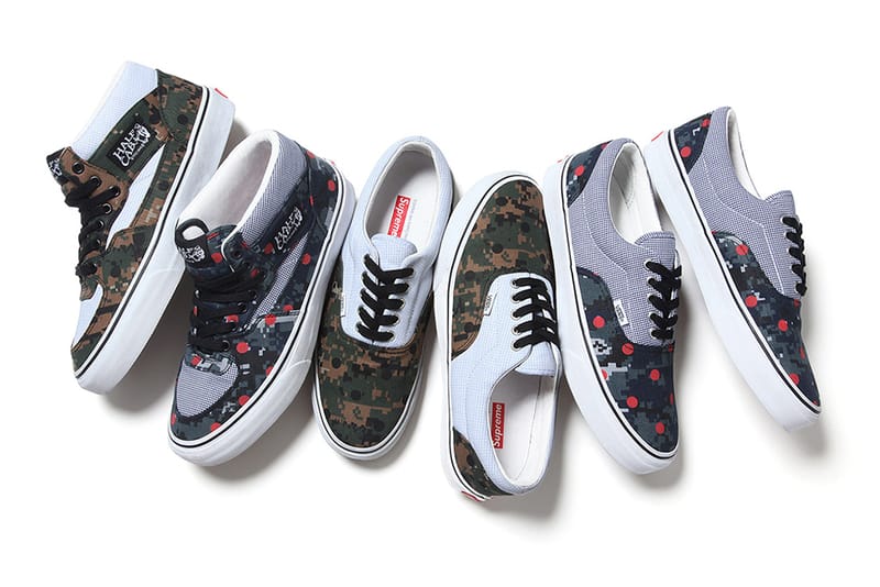 Supreme x COMME des GARÇONS SHIRT x Vans 2013 別注聯名鞋款系列