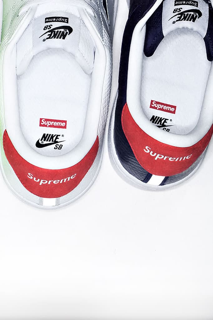 Supreme x Nike SB Tennis Classic 聯名別注鞋履預覽