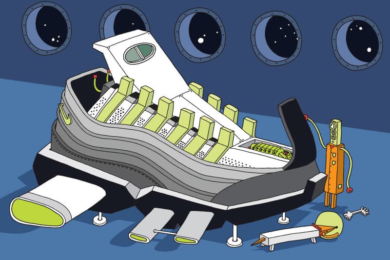 藝術家 Ghica Popa 打造 Space Sneaker Project 玩味插畫系列