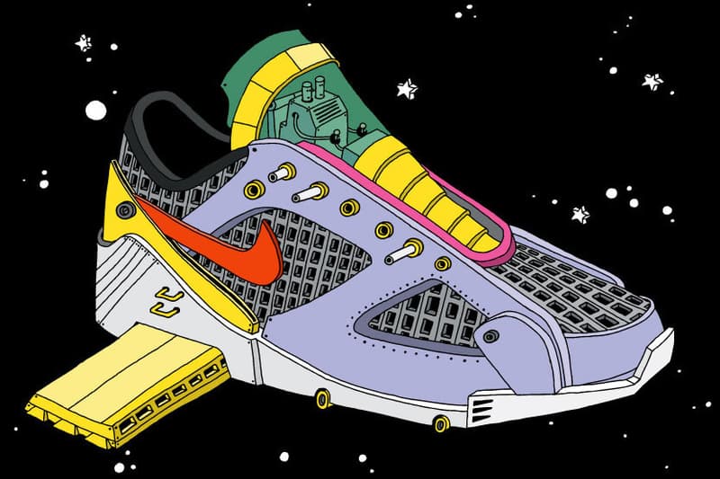 藝術家 Ghica Popa 打造 Space Sneaker Project 玩味插畫系列