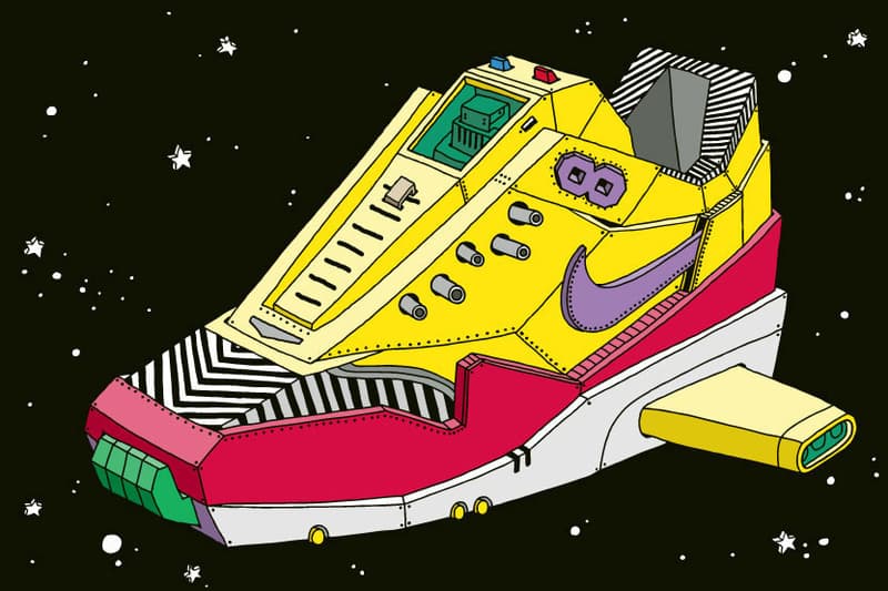 藝術家 Ghica Popa 打造 Space Sneaker Project 玩味插畫系列