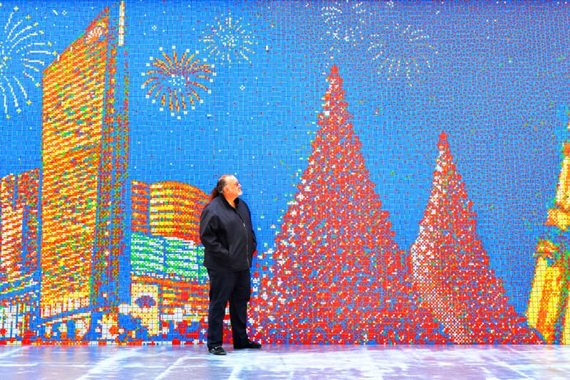 Cubeworks Studio 打造世界上最大的魔方馬賽克牆