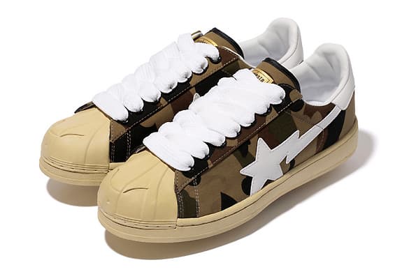 A Bathing Ape 1ST CAMO CANVAS SKULL STA 鞋款
