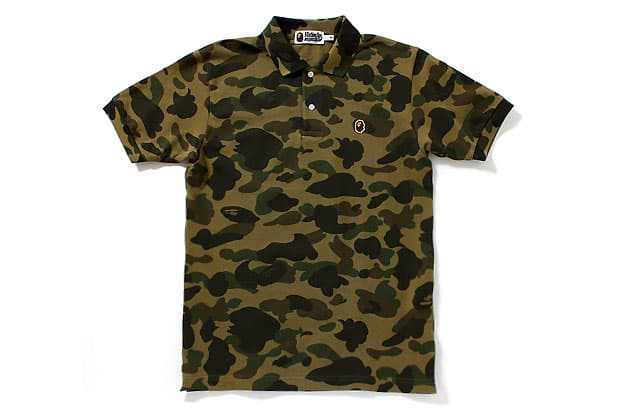 A Bathing Ape Apesta 1st Camo 迷彩 Polo 衫
