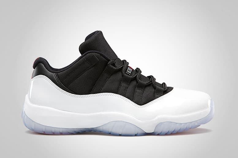 Air Jordan 11 Retro Low White/Black-True Red 新配色球鞋