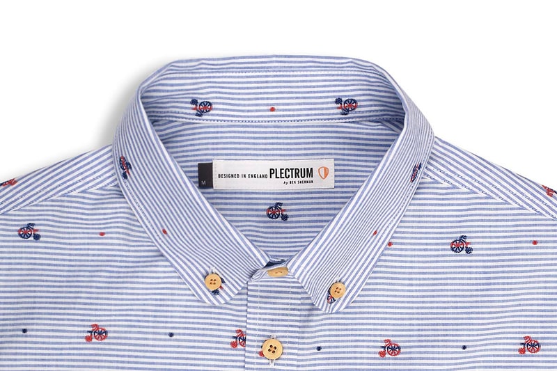Ben Sherman 2013 春夏 Bicycle Print Japanese Fabric Shirt 短袖襯衫