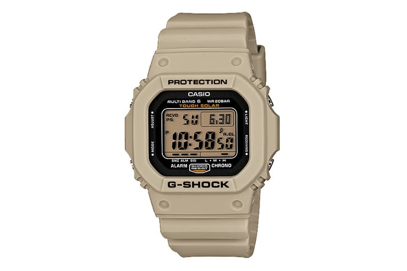 Casio G-Shock “Desert Beige” 系列錶款