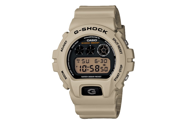 Casio G-Shock “Desert Beige” 系列錶款