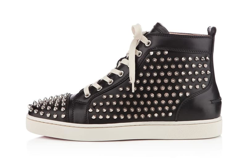 Christian Louboutin 2013 春夏 Louis Spikes Flat Black/Silver 鞋款
