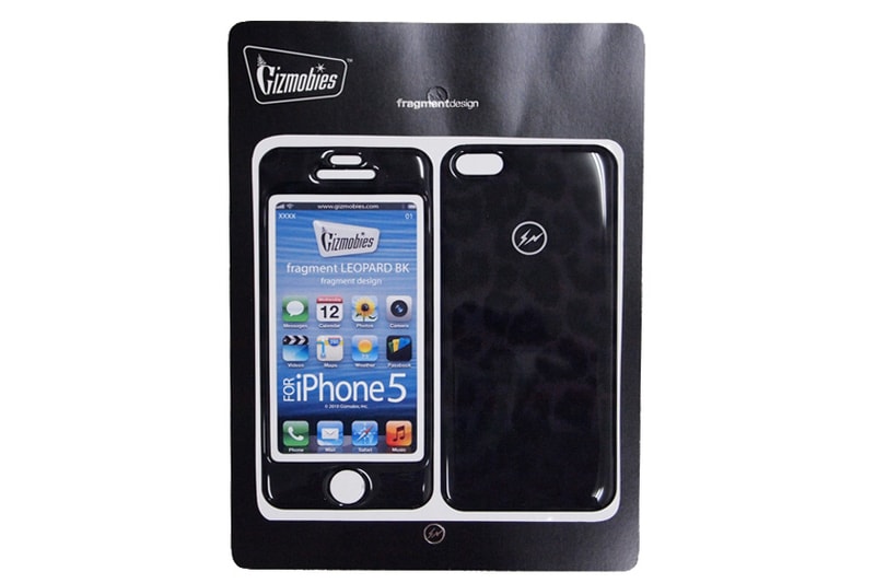 fragment Design x Gizmobies iPhone 5 BLACK LEOPARD 保護殼