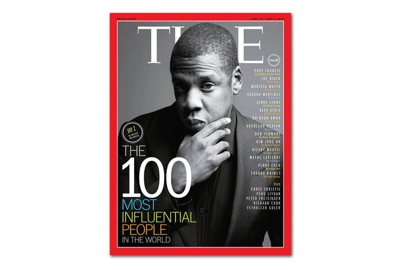 Jay-Z 入選 TIME Magazine “100 Most Influential People in The World” 兼擔任封面人物