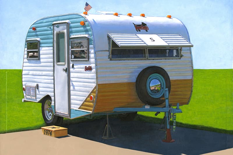 Leah Giberson 郊區生活中的超現實油畫