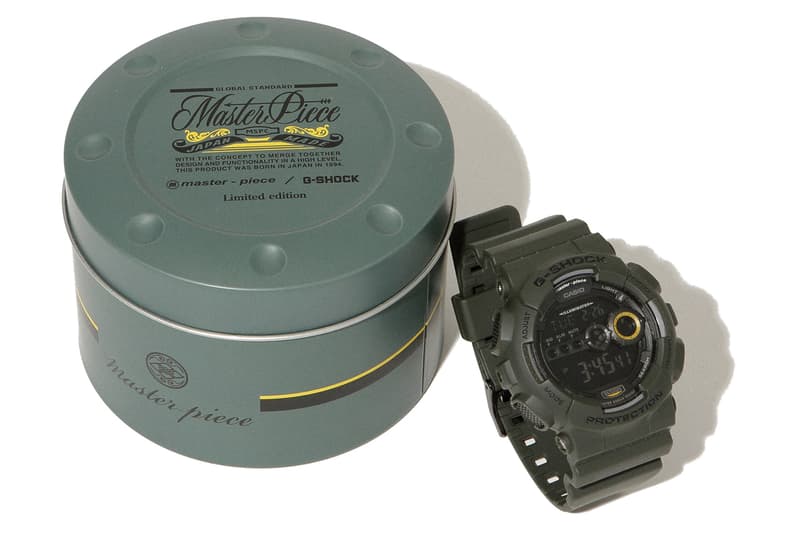 master-piece x Casio G-Shock GD-100 聯名別注錶款