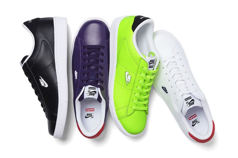 Supreme x Nike SB Tennis Classic 聯乘鞋款正式曝光！