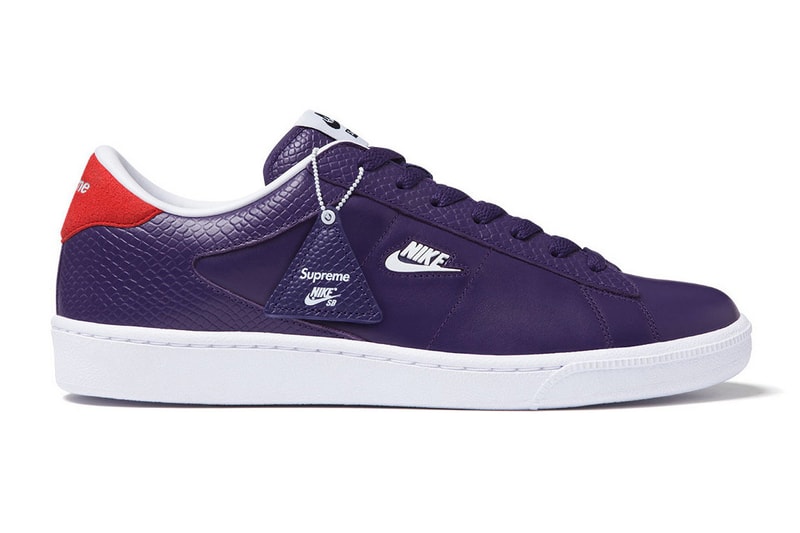 Supreme x Nike SB Tennis Classic 聯乘鞋款正式曝光！