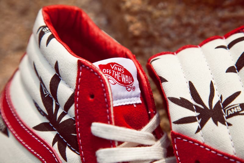 Vans Vault OG Sk8-Hi LX Palm Leaf Red/Black 鞋款