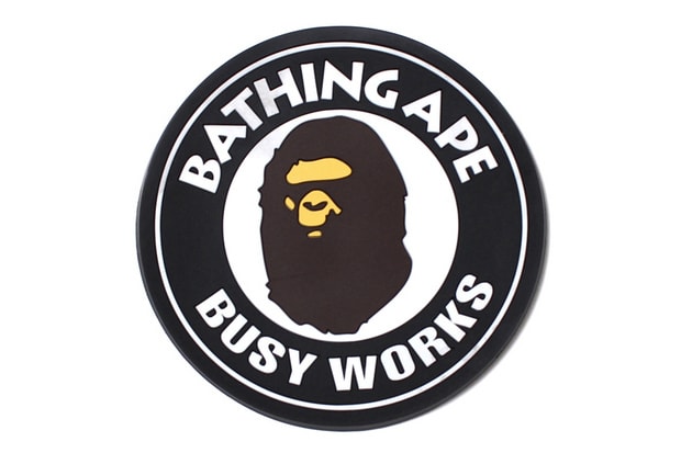 A Bathing Ape BUSY WORKS RUBBER COASTER 橡膠杯墊