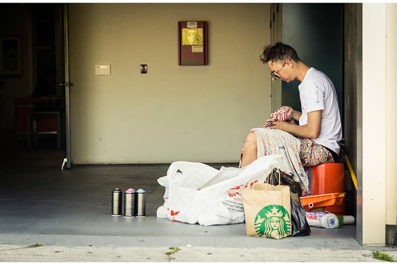 Anthony Lister 在洛杉磯西區 theAudience 繪製最新作品