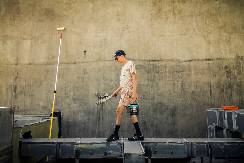 Anthony Lister 在洛杉磯西區 theAudience 繪製最新作品