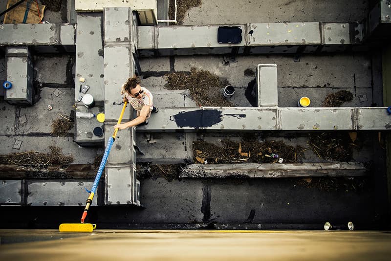 Anthony Lister 在洛杉磯西區 theAudience 繪製最新作品