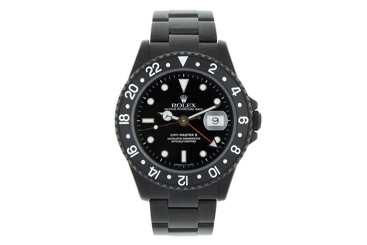 Black Limited Edition by Alejandro Alcocer 系列定製 Rolex GMT Master II 腕錶