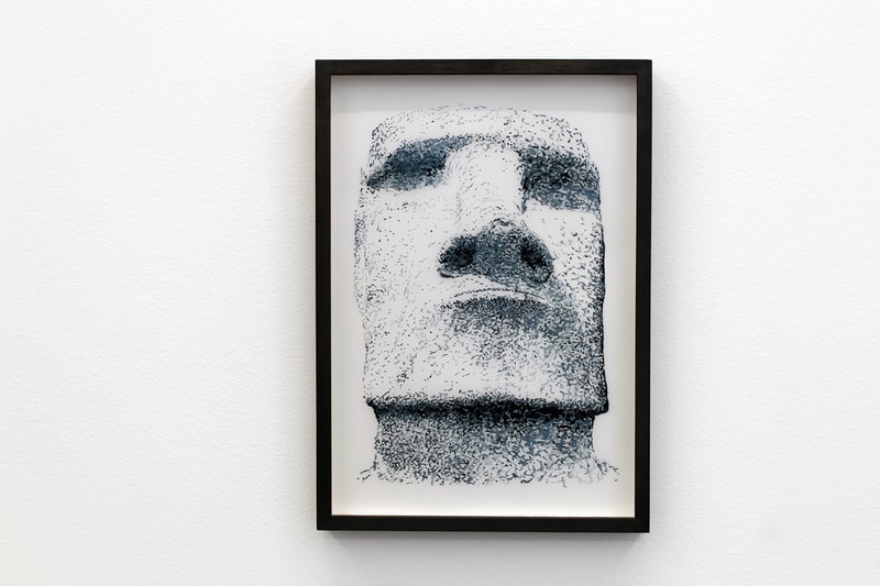 Daniel Arsham 于 Galerie Perrotin 舉辦 “Easter Island” 展覽現場回顧