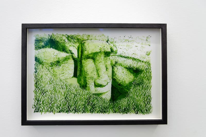 Daniel Arsham 于 Galerie Perrotin 舉辦 “Easter Island” 展覽現場回顧