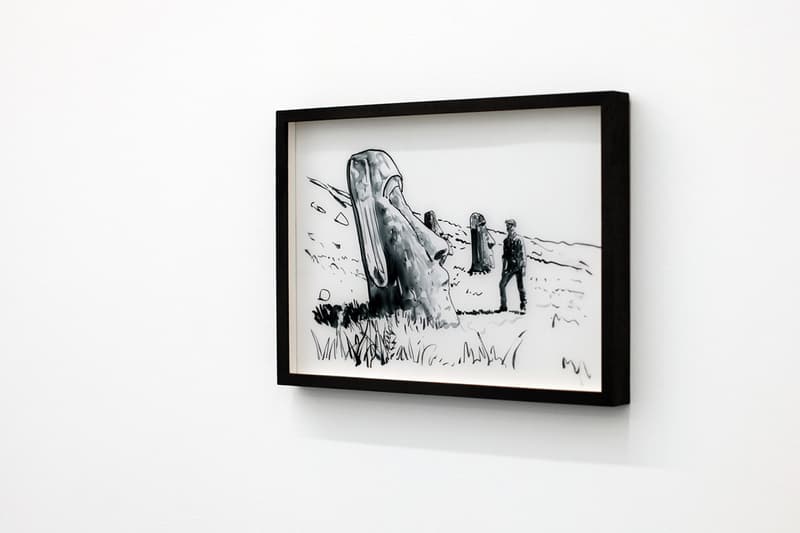 Daniel Arsham 于 Galerie Perrotin 舉辦 “Easter Island” 展覽現場回顧