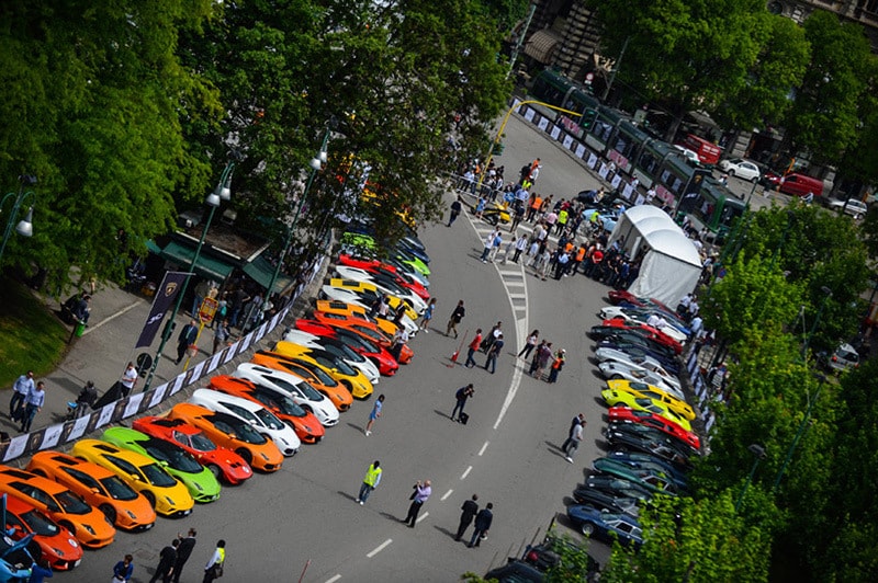 Lamborghini 50 週年慶祝慶典「Grande Giro Lamborghini 50° Anniversario」正式展開