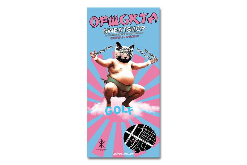 OFWGKTA 於 Opening Ceremony 表參道店開設 “SWEATSHOP”期間限定店鋪
