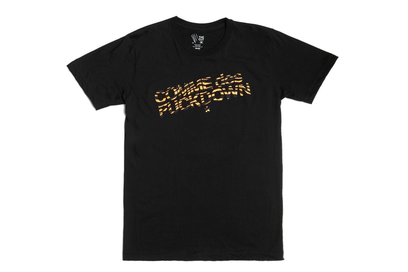 SSUR COMME des FUCKDOWN Tiger Print Tee JUICE Taipei 別注聯乘 T-Shirt